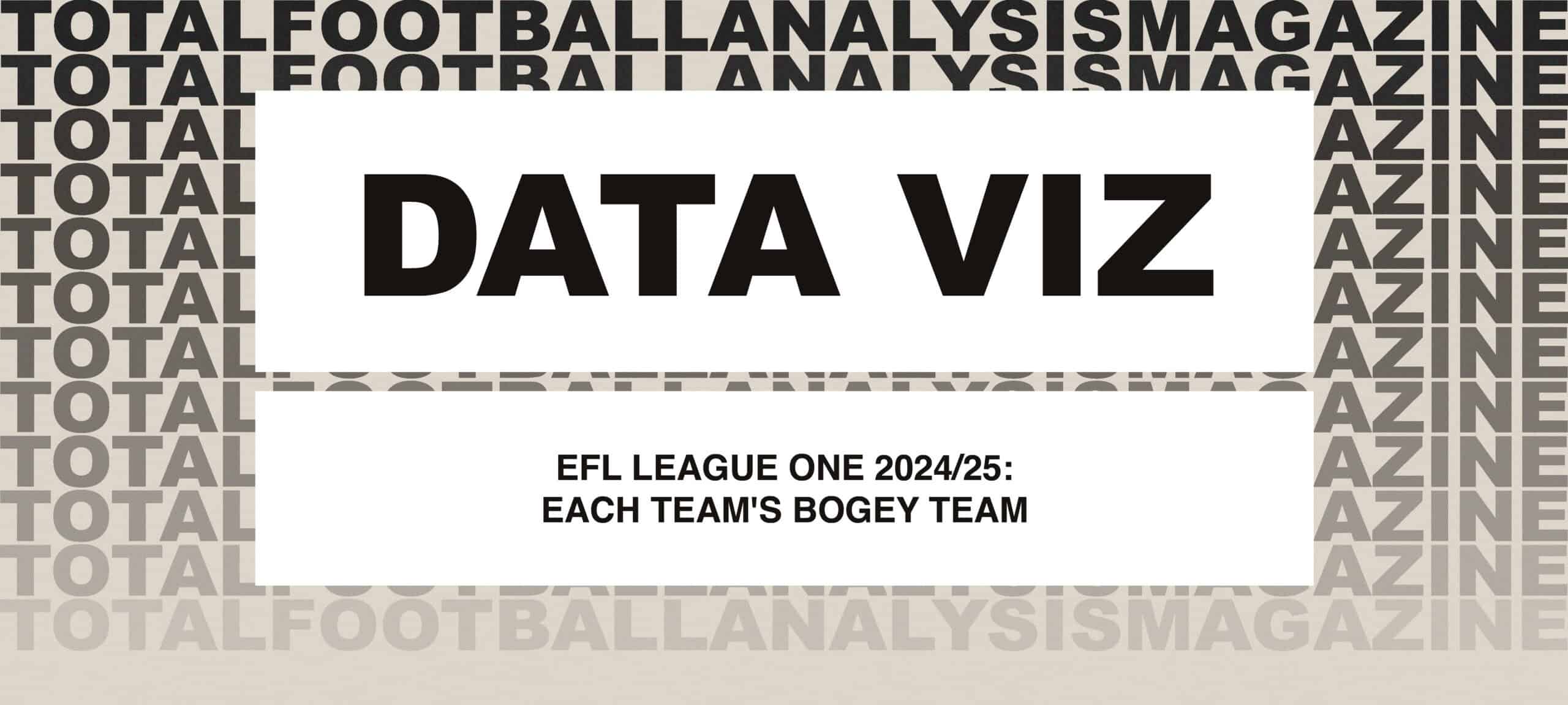 EFL League One 2024/25: Each Team’s Bogey Team – Data Analysis feature image