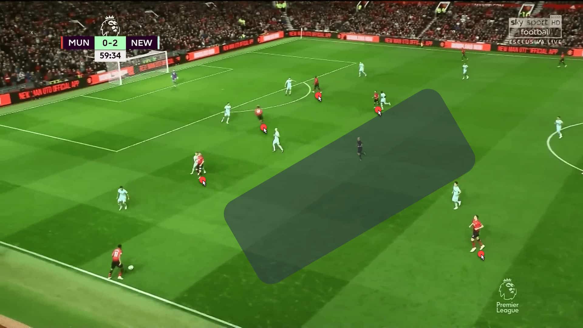 Manchester United Newcastle United Premier League Tactical Analysis Statistics