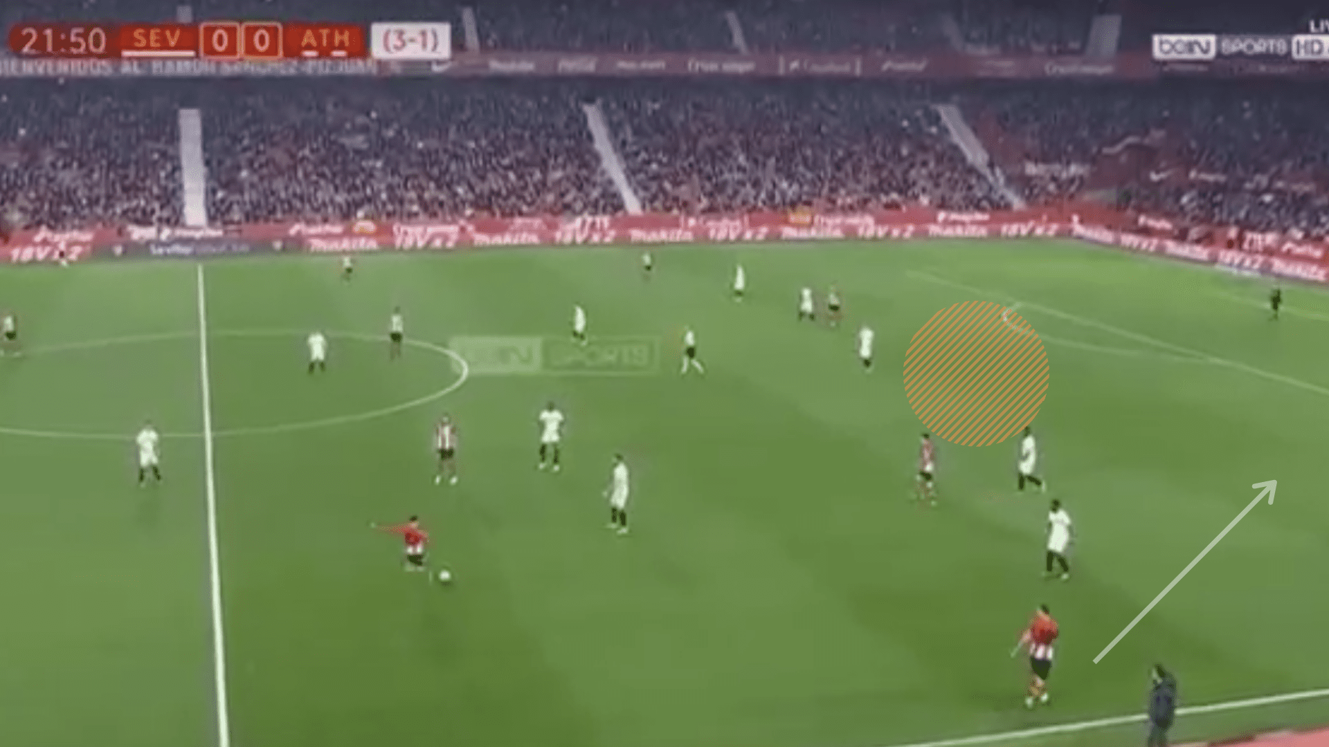 Sevilla Athletic Bilbao Tactical analysis statistics