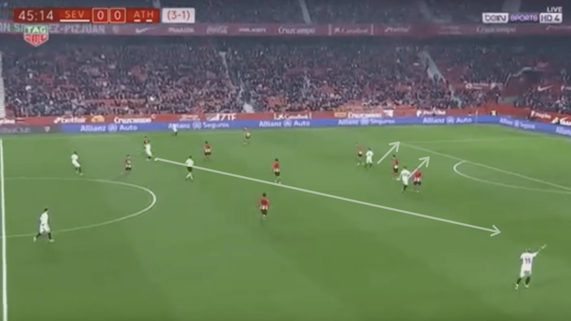 Sevilla Athletic Bilbao Tactical analysis statistics