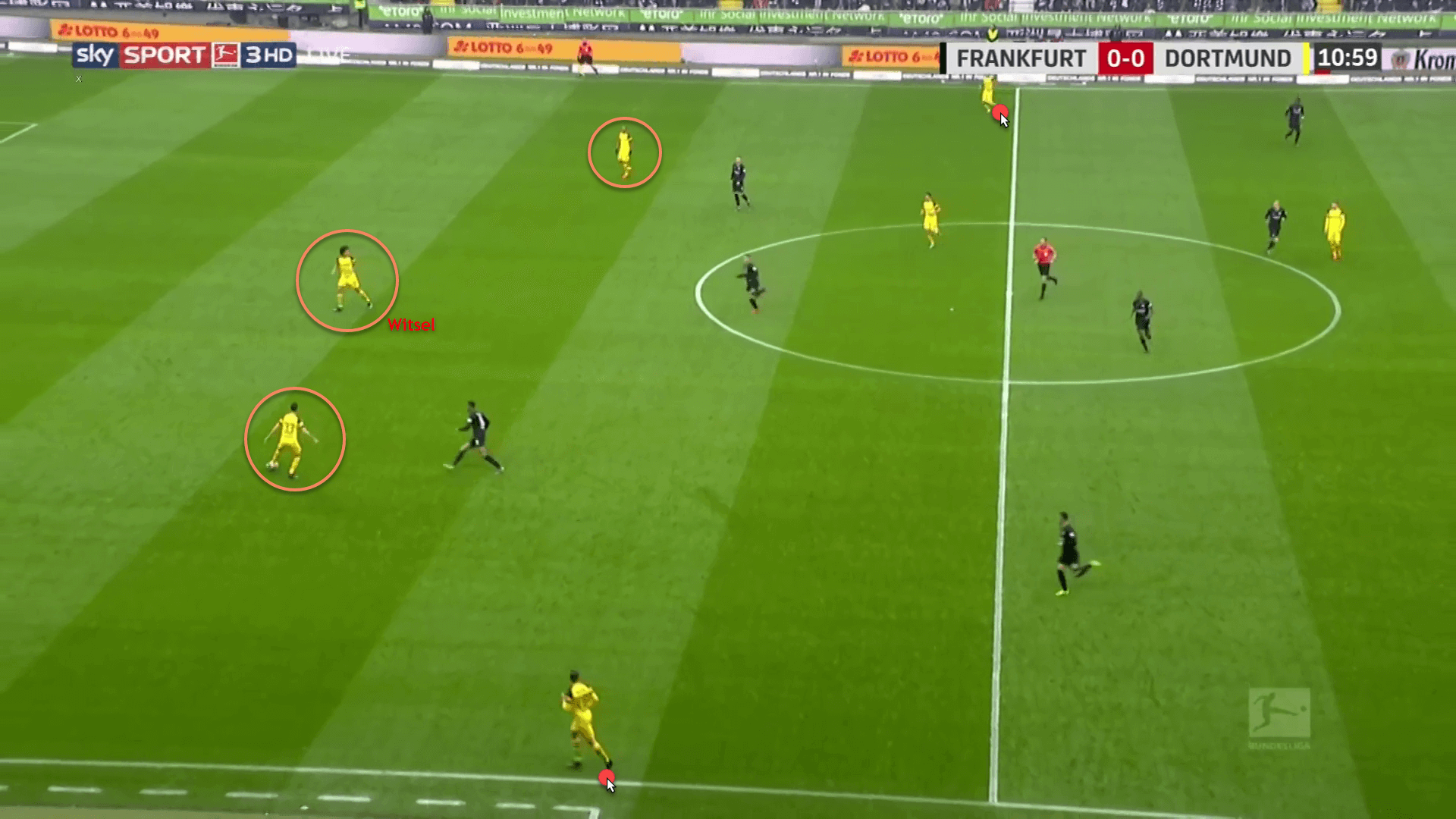 Eintracht Frankfurt Borussia Dortmund Bundesliga Tactical Analysis Statistics