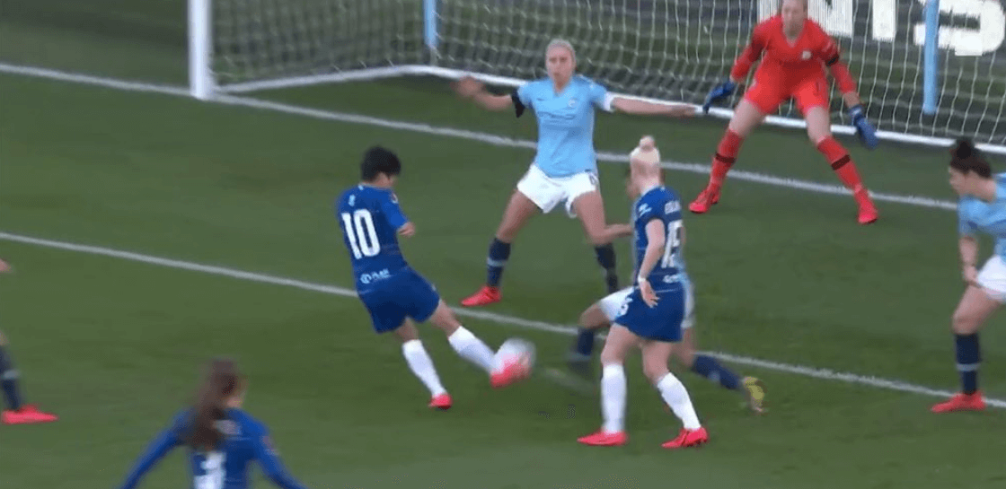 FAWSL 2018/19 Manchester City Chelsea Tactical Analysis Statistics