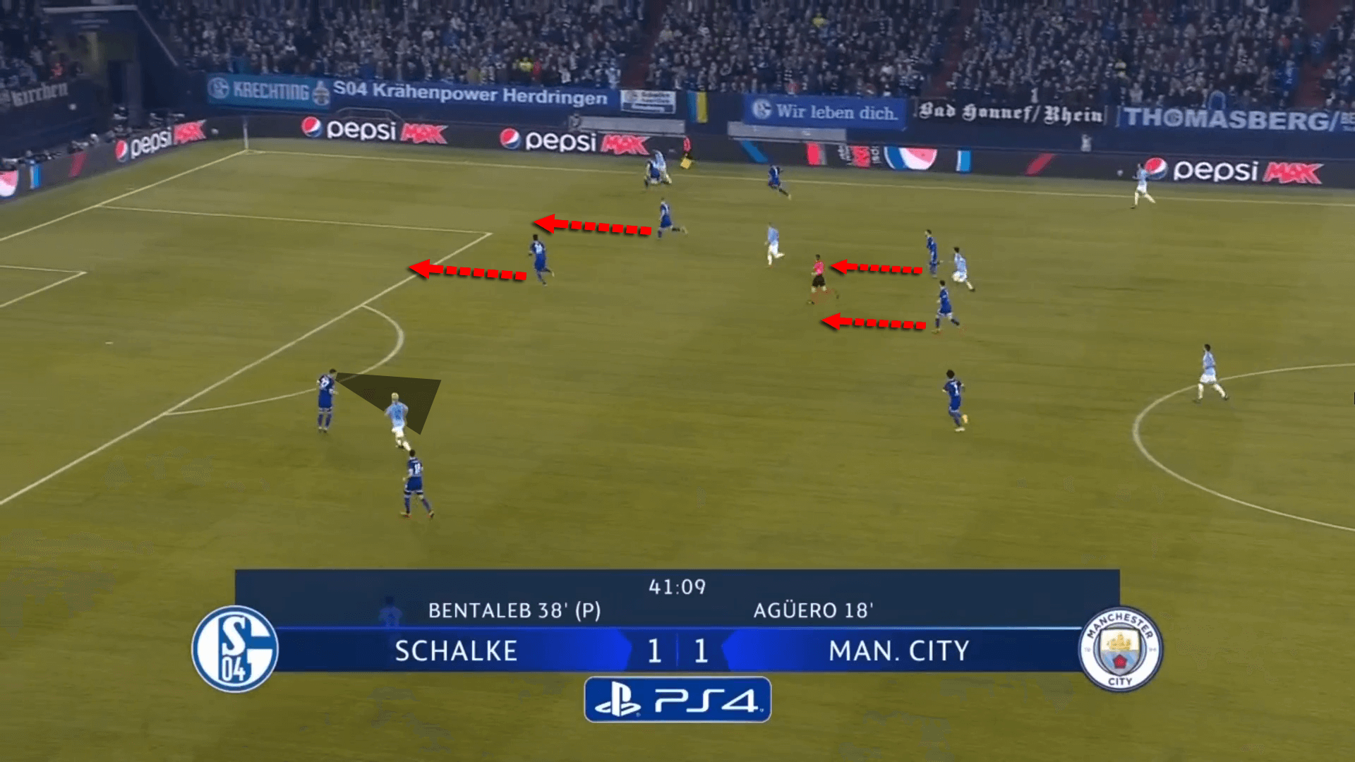 Champions League Schalke Manchester City Tactical Analysis Statistics