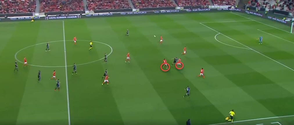 Europa League Benfica Dinamo Zagreb tactical analysis