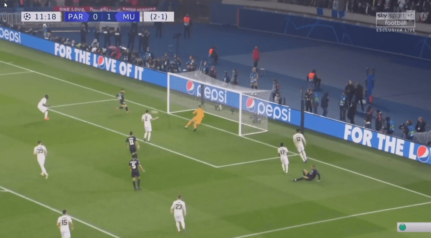 manchester united paris saint germain psg champions league tactical analysis statistics