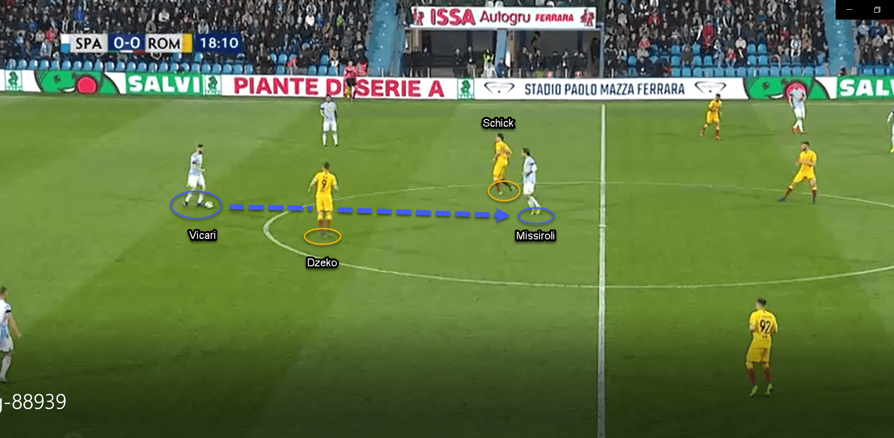 SPAL Roma Serie A Tactical Analysis