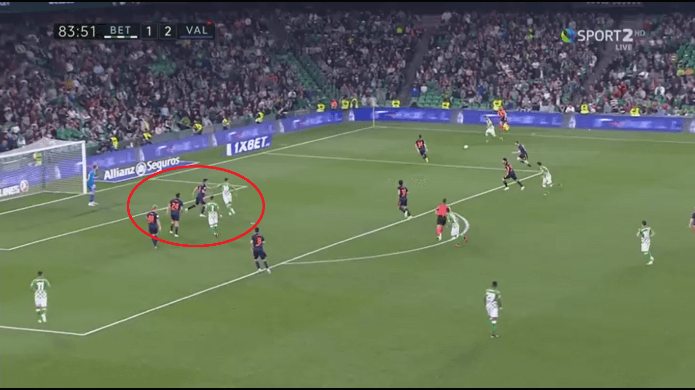 Tactical analysis Real Betis Valencia La Liga