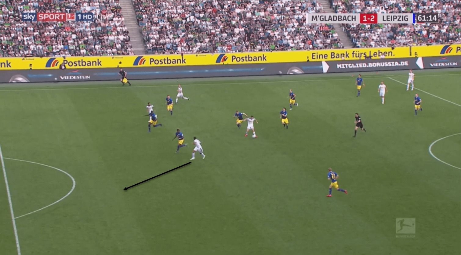 Gladbach RB Leipzig Bundesliga tactical analysis