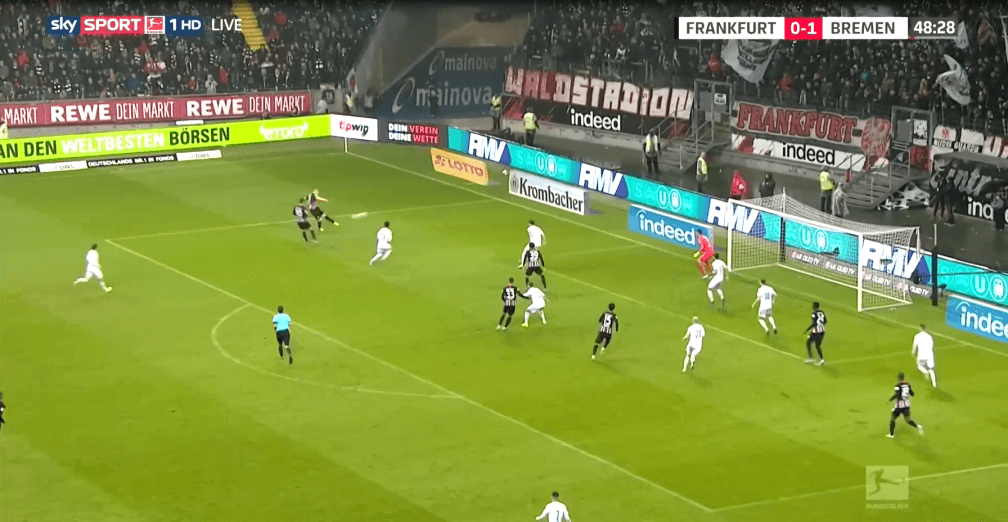 Bundesliga 2019/20: Eintracht Frankfurt vs Werder Bremen - tactical analysis tactics