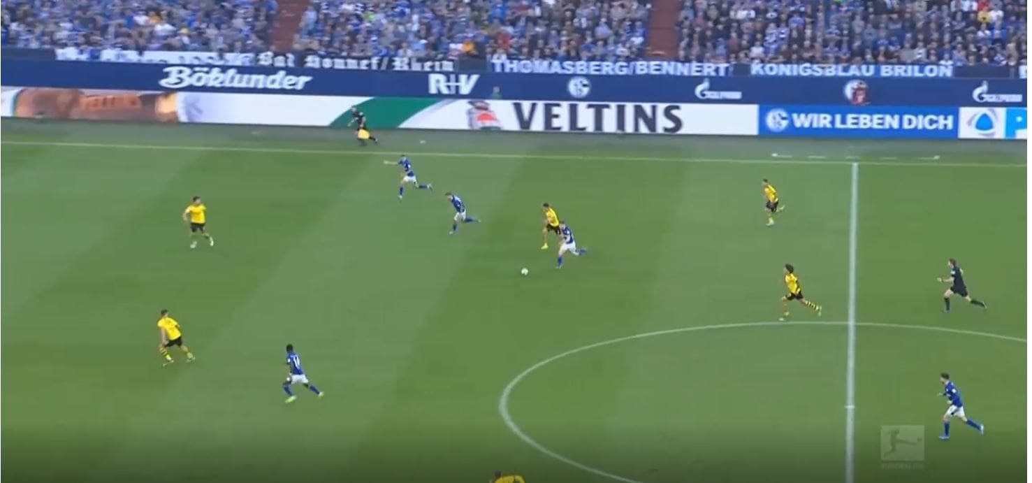 Jonjoe Kenny 2019/20 Schalke scout report tactical analysis tactics