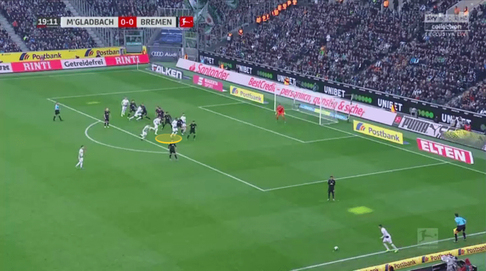 Bundesliga 2019/20: Borussia Monchengladbach vs Werder Bremen - tactical analysis tactics