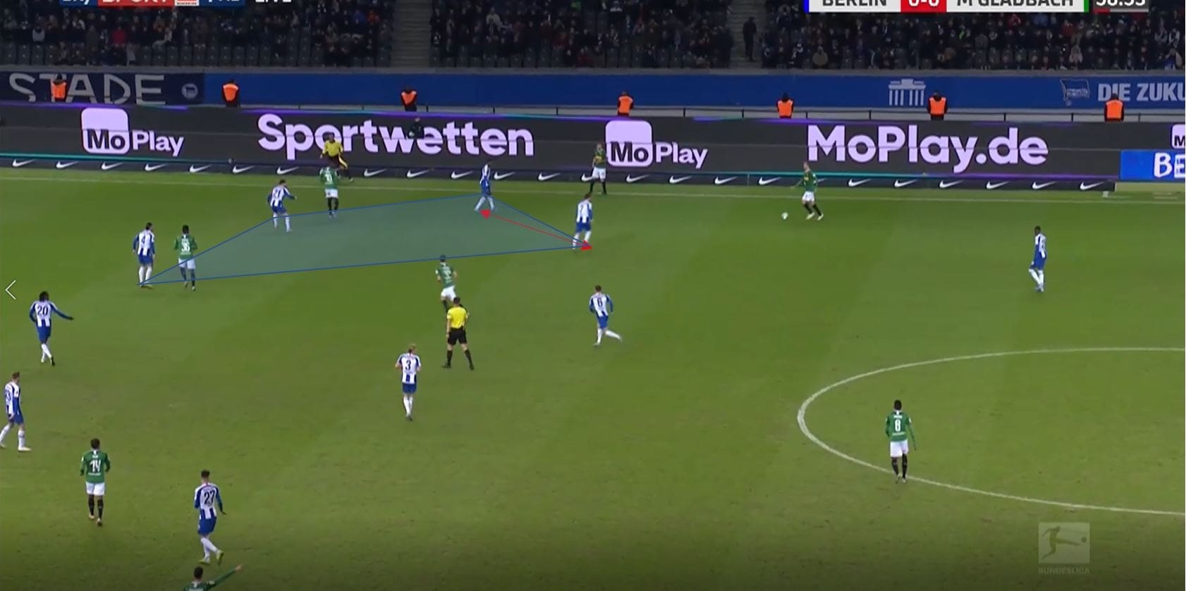 Bundesliga 2019/20: Hertha Berlin vs Borussia Monchengladbach- tactical analysis tactics