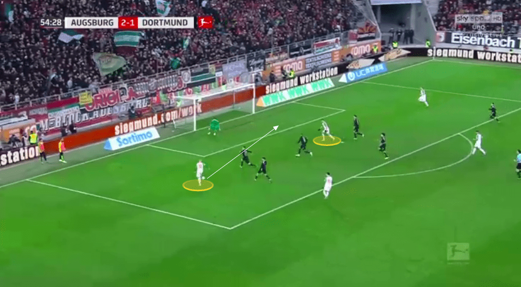 Bundesliga 2019/20: Augsburg vs Borussia Dortmund - tactical analysis tactics