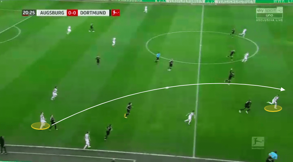 Bundesliga 2019/20: Augsburg vs Borussia Dortmund - tactical analysis tactics