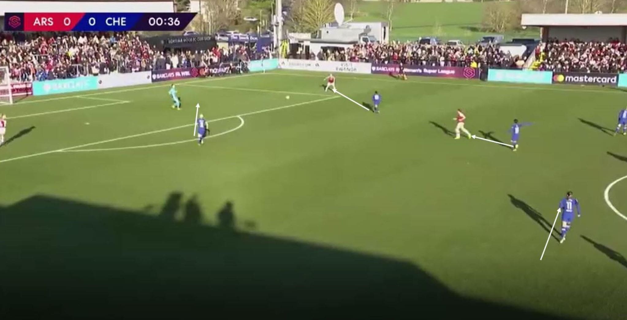 Arsenal WFC: Analysis during their build out phase - tactics