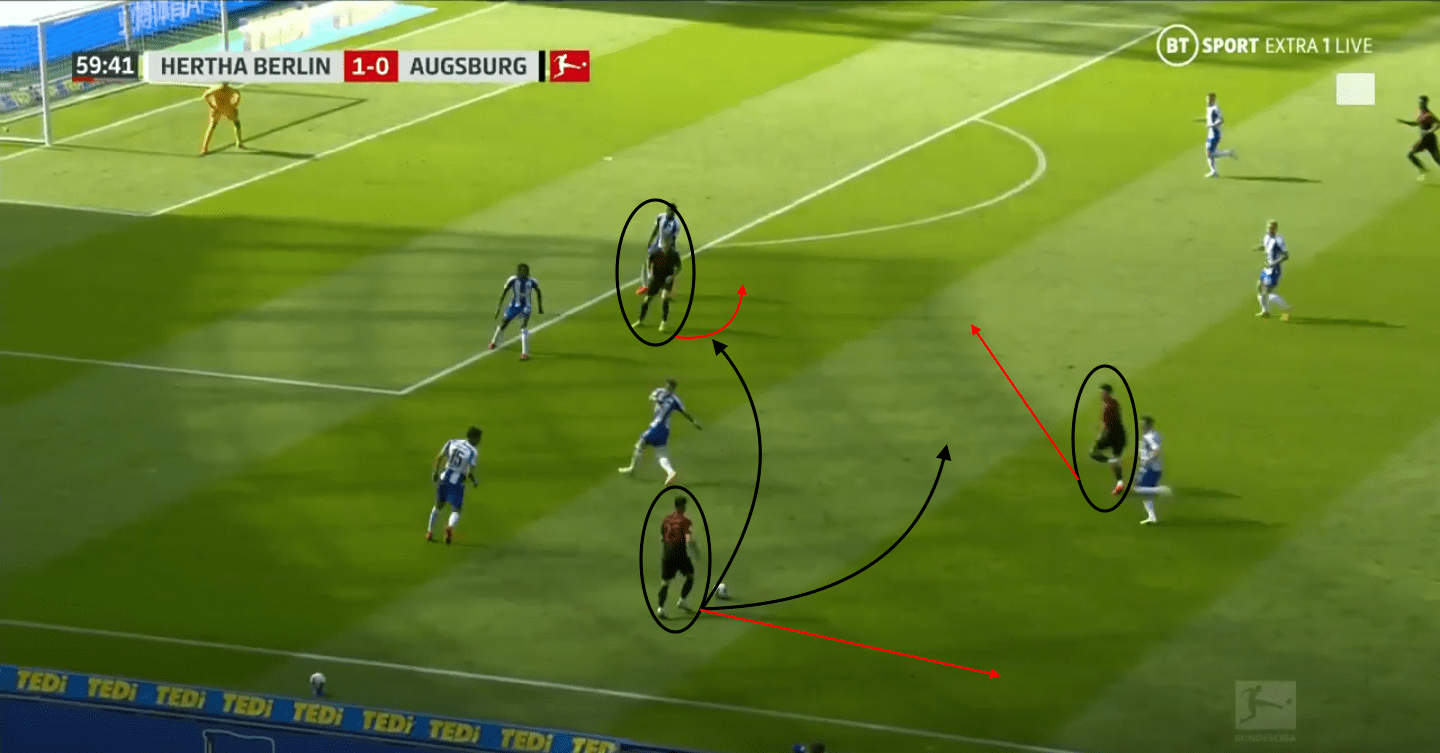 Bundesliga 2019/20: Hertha Berlin vs Augsburg – tactical analysis tactics