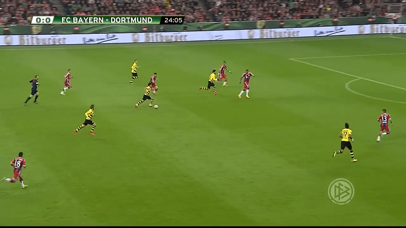 DFB Pokal 2015: Bayern vs Dortmund - tactical analysis tactics