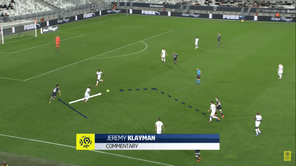 Bordeaux: Their weakness at defending against counter attacks - tactical analysis - tactics