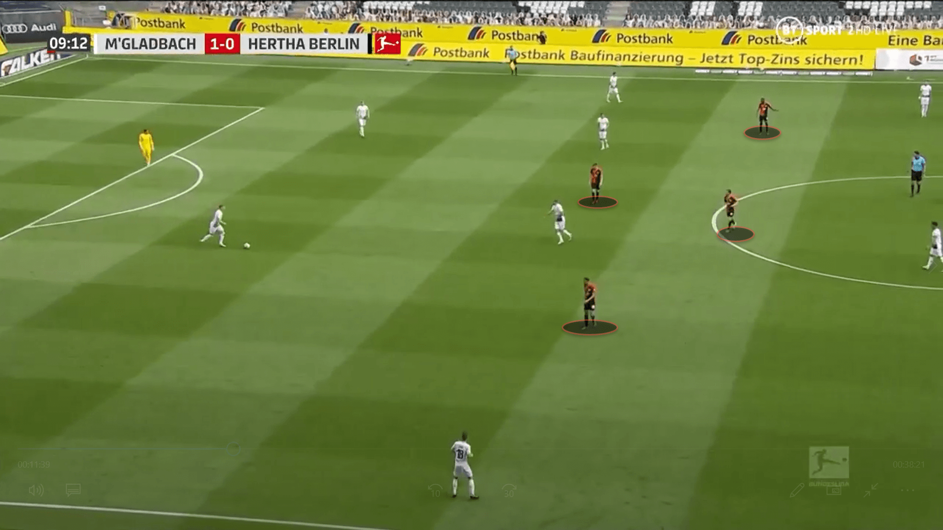 Bundesliga 2019/20: Borussia Monchengladbach vs Hertha Berlin - tactical analysis tactics