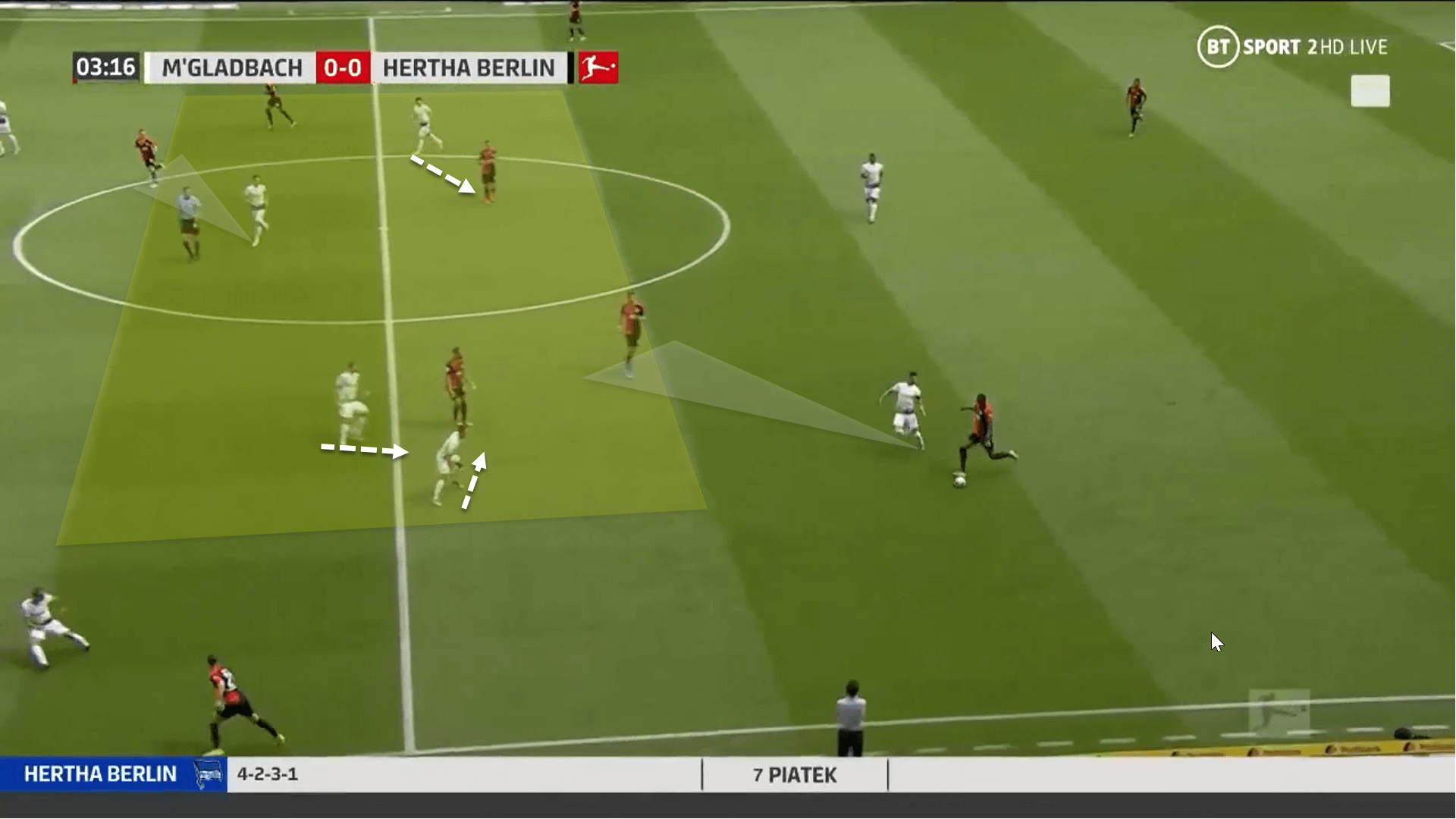 Bundesliga 2019/20: Borussia Monchengladbach vs Hertha Berlin - tactical analysis tactics