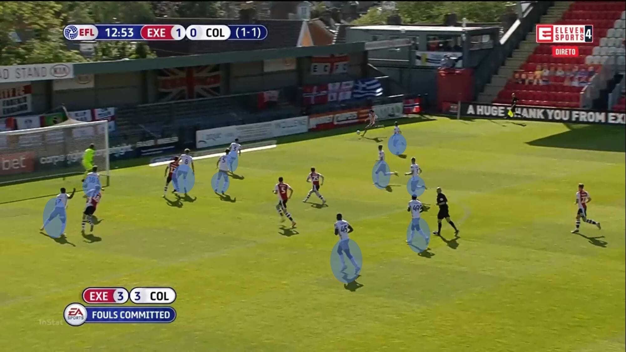 EFL League Two playoff semi-final second leg 2019/20: Exeter City vs Colchester United - tactical analysis - tactics