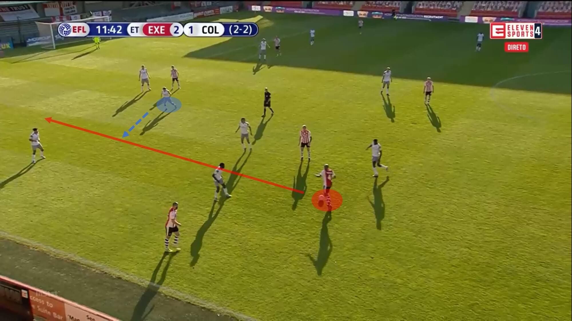 EFL League Two playoff semi-final second leg 2019/20: Exeter City vs Colchester United - tactical analysis - tactics