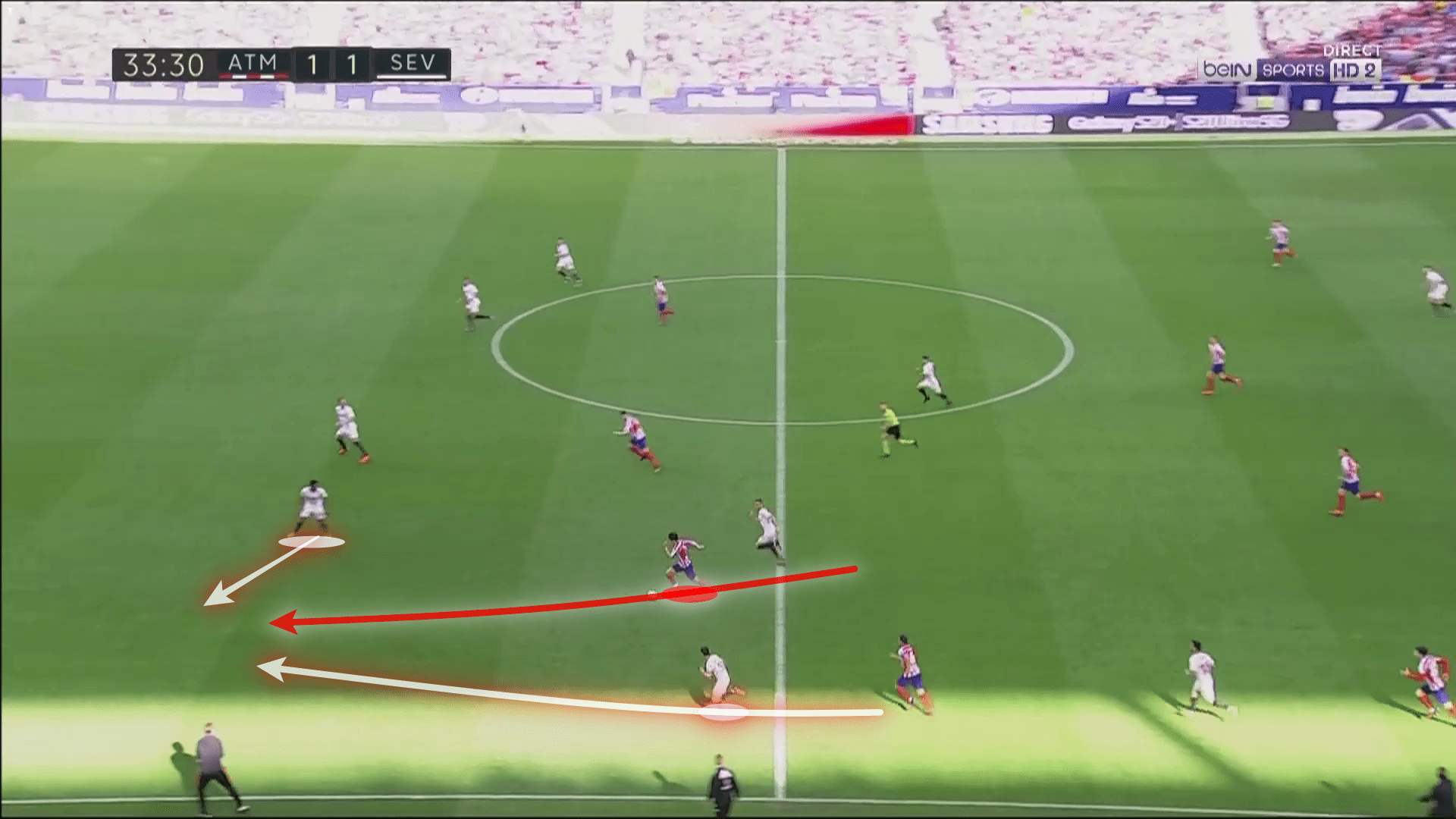 How Julen Lopetegui's Sevilla are using wing-backs to break into Spain's big three tactical analysis tactics