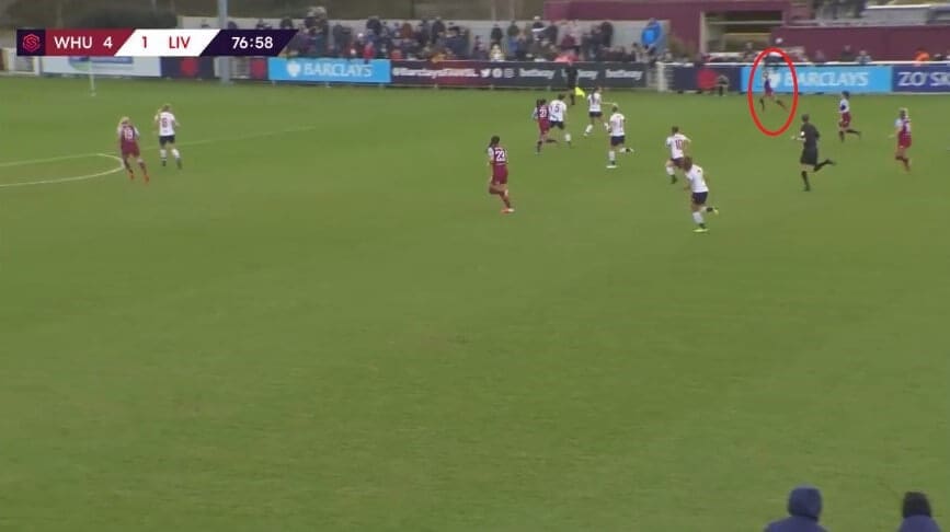 Alisha Lehmann at West Ham United Women 2019/2020 - scout report - tactical analysis tactics