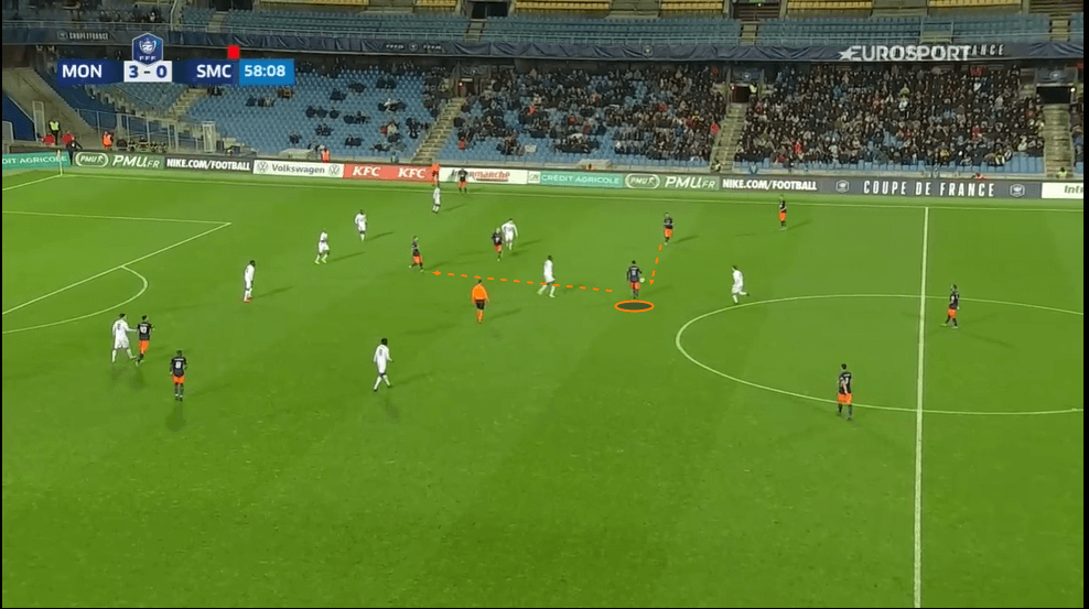 Stephy Mavididi at Montpellier 2019/20 - scout report - tactical analysis - tactics