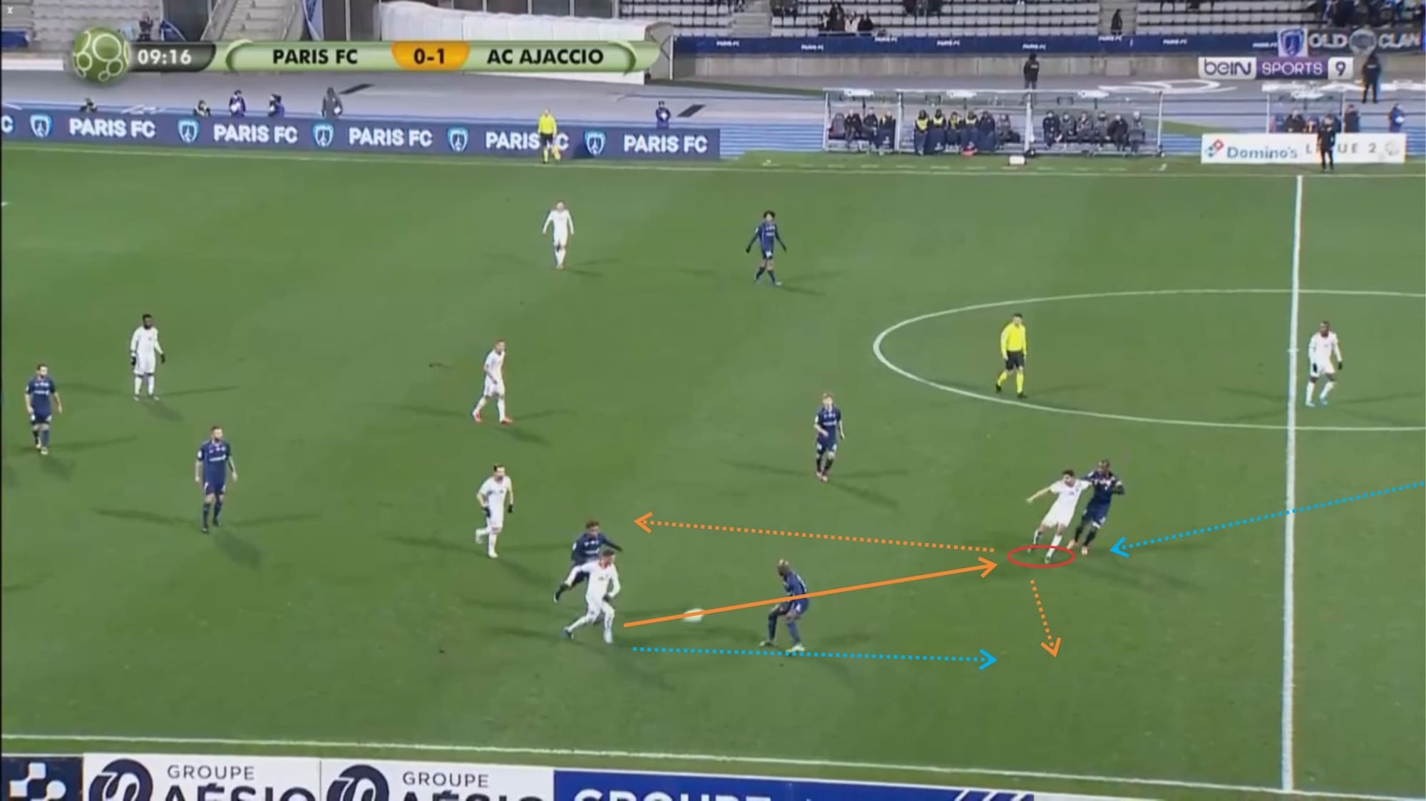 Mounaim El Idrissy: Ajaccio's dynamic striker - scout report tactical analysis tactics