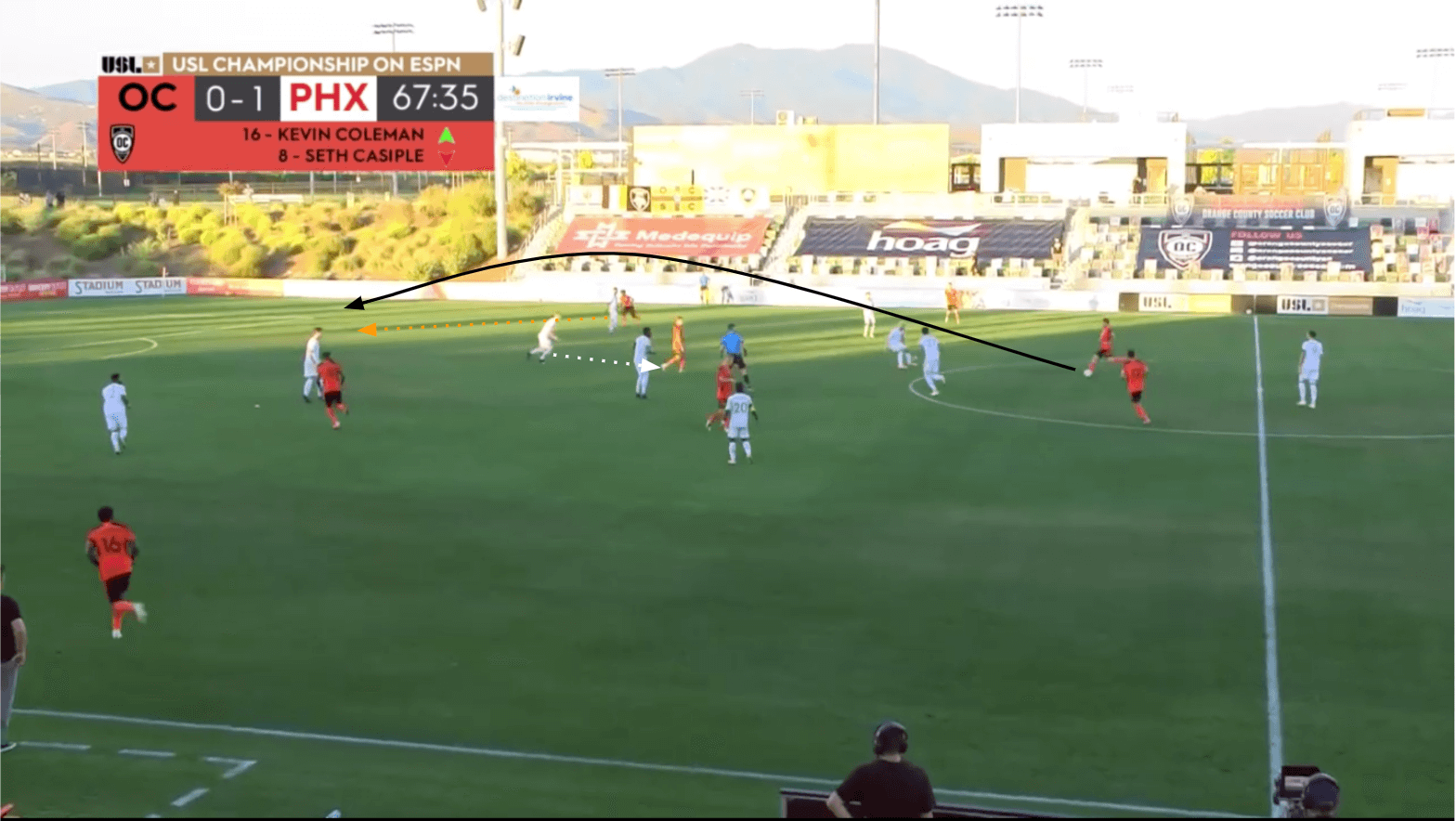 USL Championship 2019/20: Orange County SC vs Phoenix Rising - tactical analysis tactics