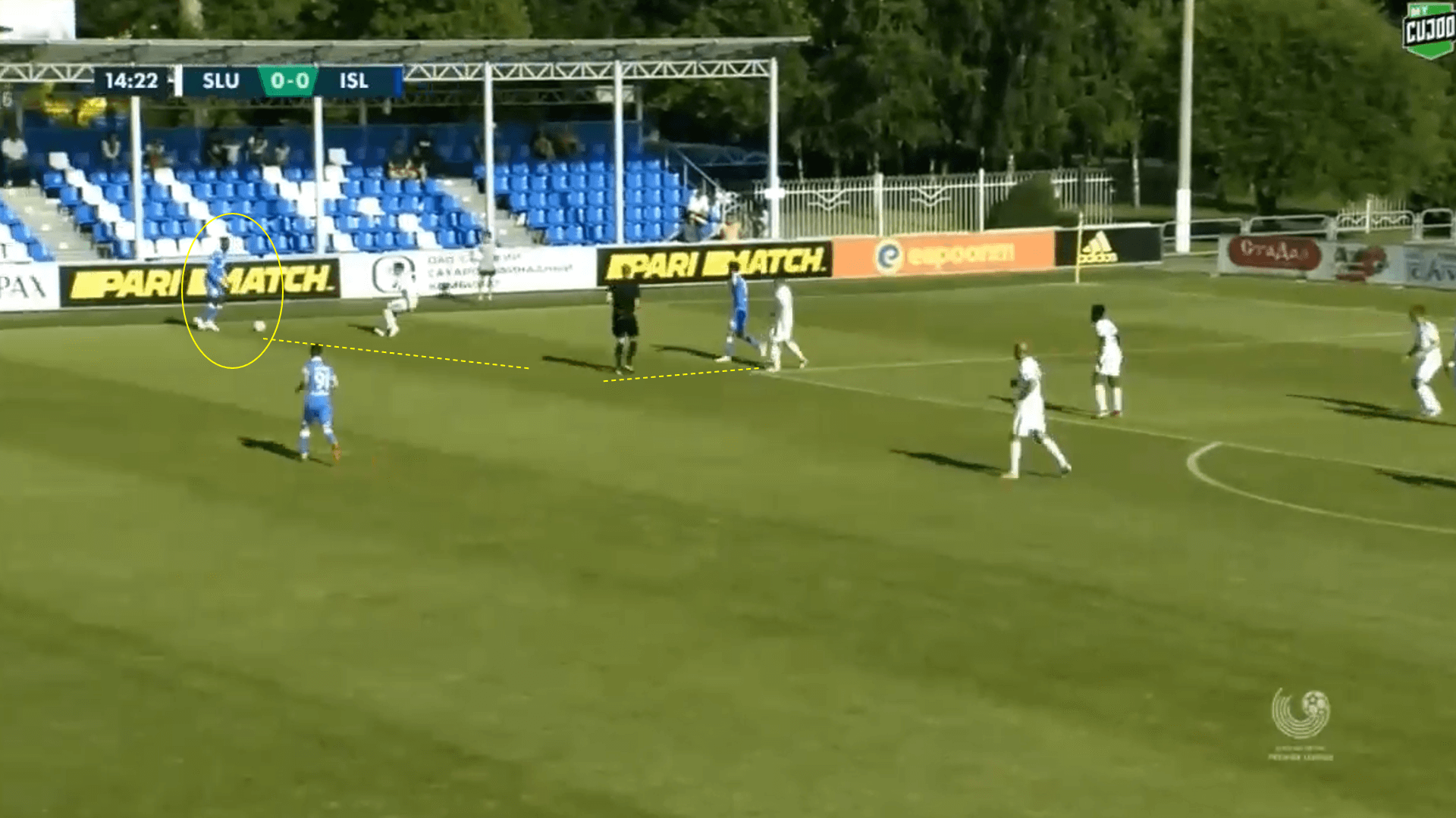 Godrey Bitok Stephen - Nigerian star in the making in Minsk? - tactical analysis tactics