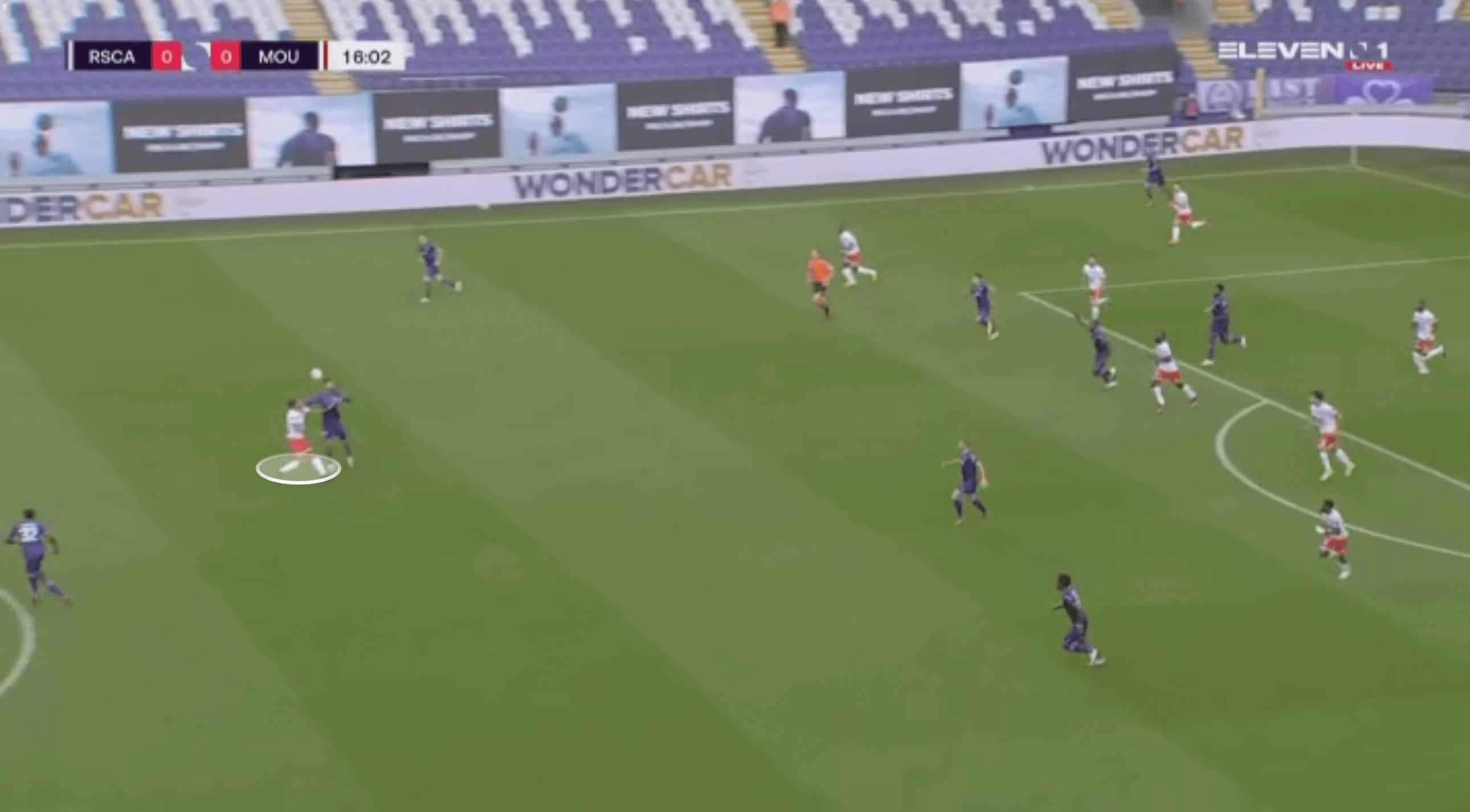 Belgian First Division A 2020/21: Anderlecht vs Royal Excel Mouscron - tactical analysis tactics