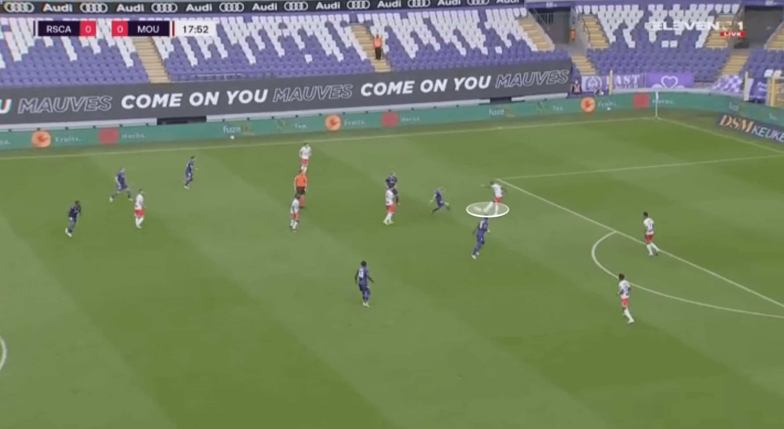 Belgian First Division A 2020/21: Anderlecht vs Royal Excel Mouscron - tactical analysis tactics