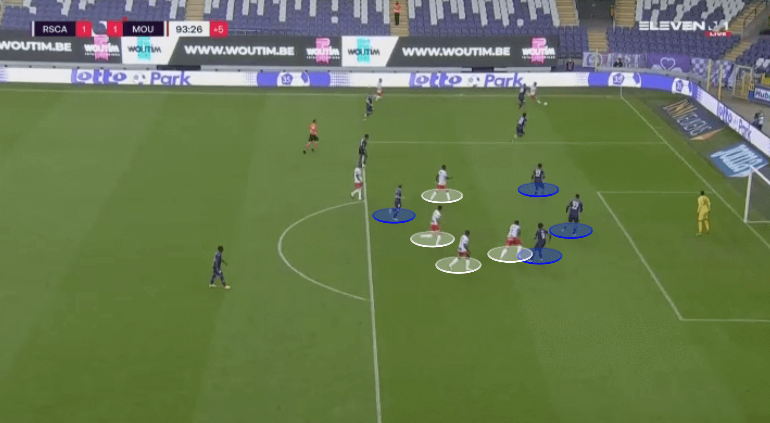 Belgian First Division A 2020/21: Anderlecht vs Royal Excel Mouscron - tactical analysis tactics