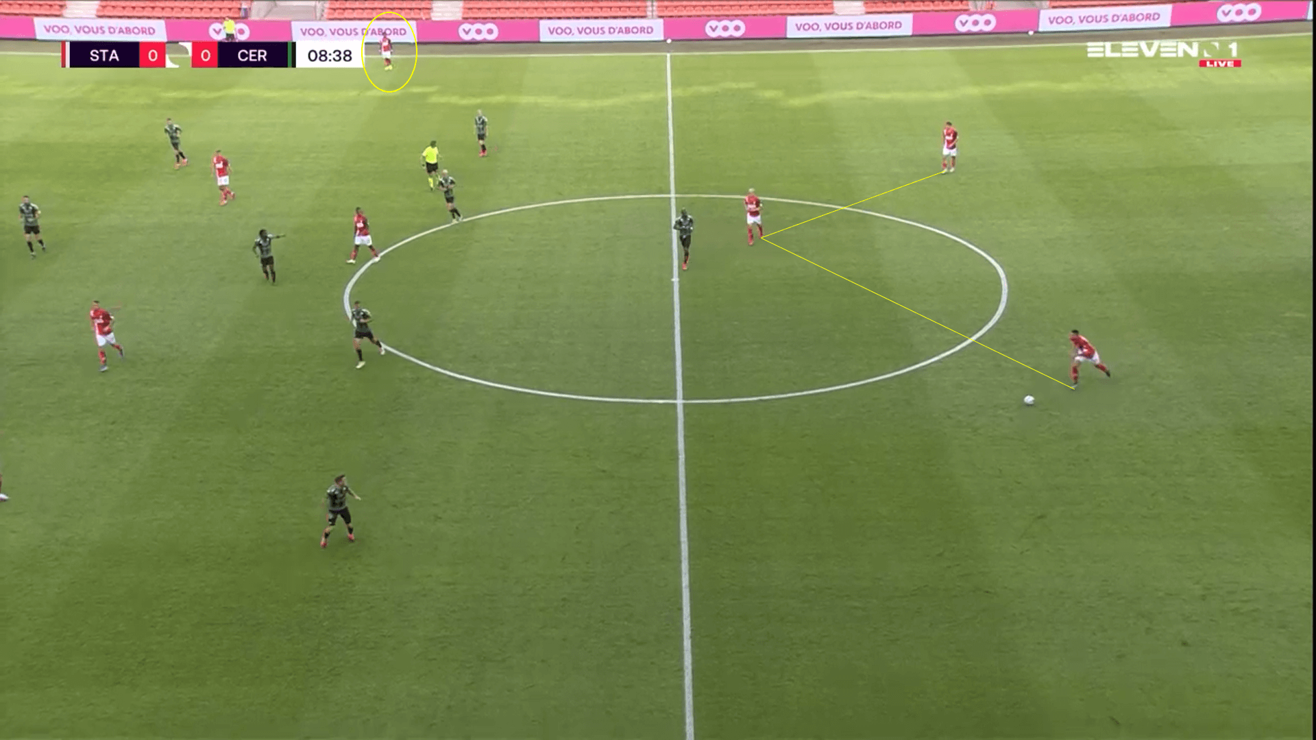 Belgian Pro League 2020/21 Standard Liege v Cercle Brugge - Tactical Analysis Tactics