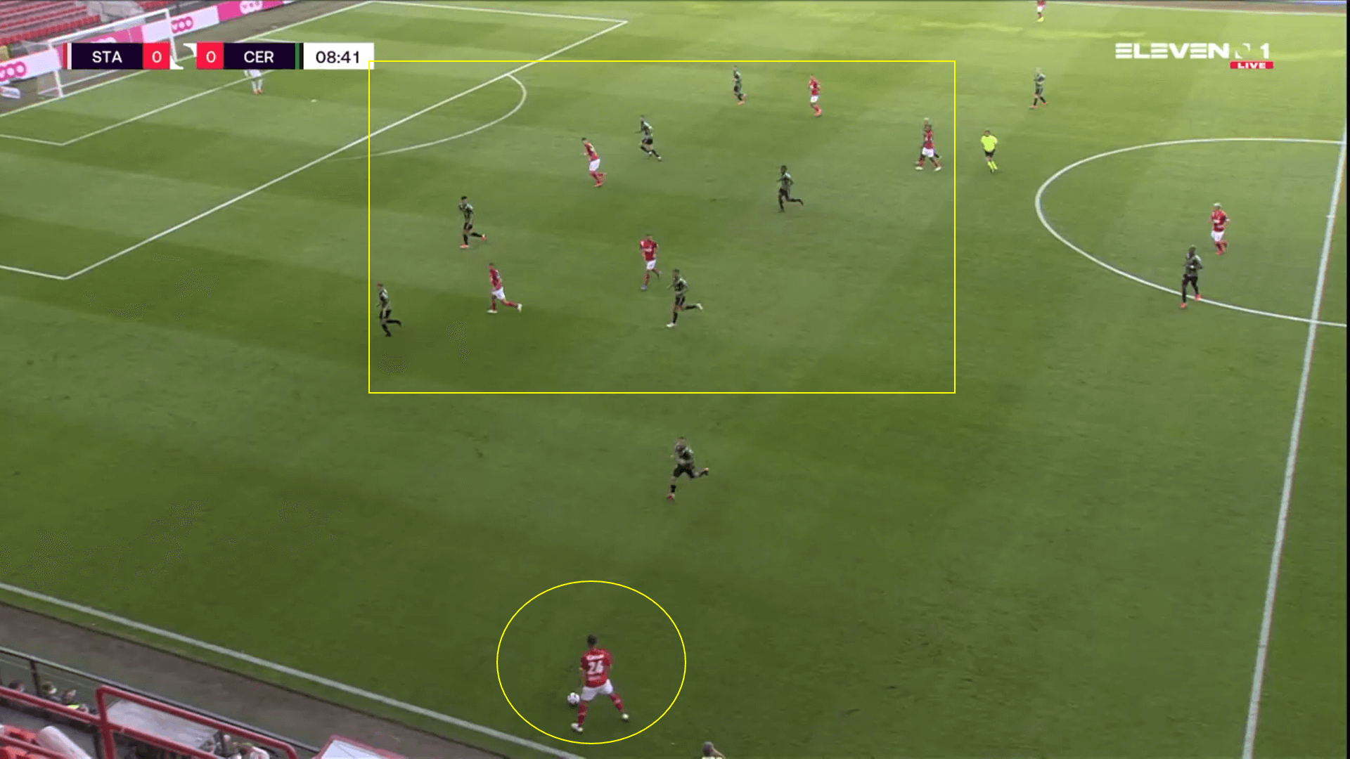 Belgian Pro League 2020/21 Standard Liege v Cercle Brugge - Tactical Analysis Tactics