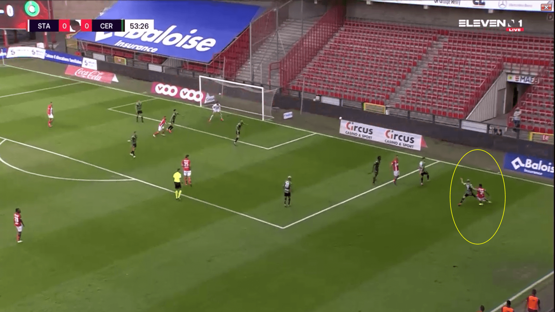 Belgian Pro League 2020/21 Standard Liege v Cercle Brugge - Tactical Analysis Tactics