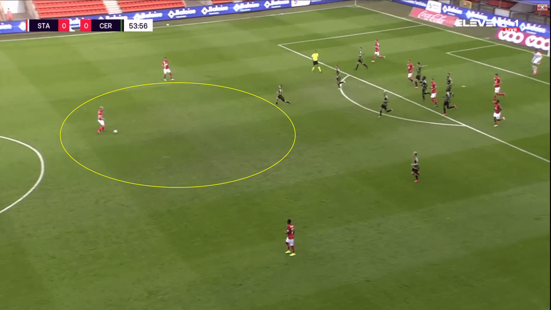 Belgian Pro League 2020/21 Standard Liege v Cercle Brugge - Tactical Analysis Tactics