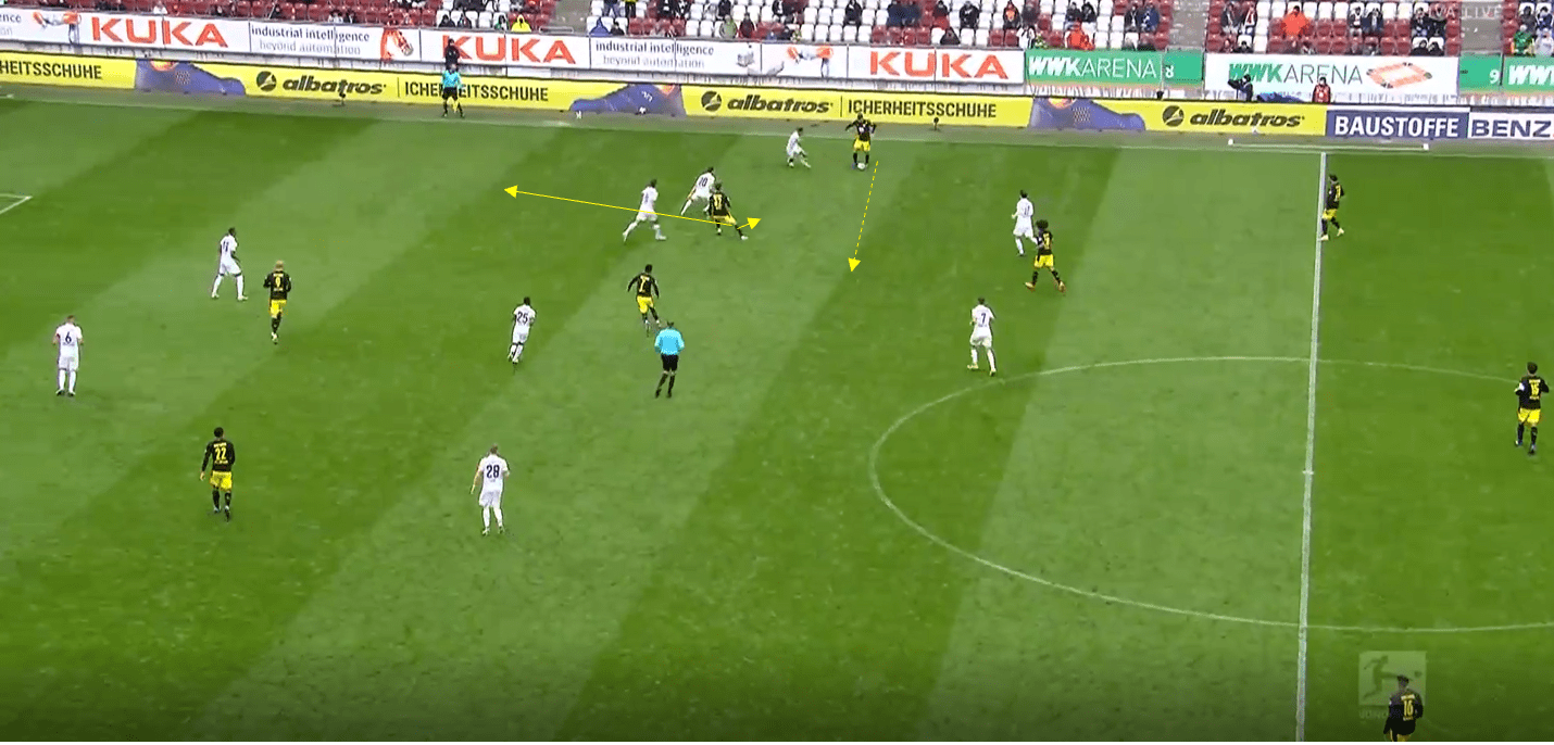 Bundesliga 2020/21: Augsburg vs Borussia Dortmund- tactical analysis tactics