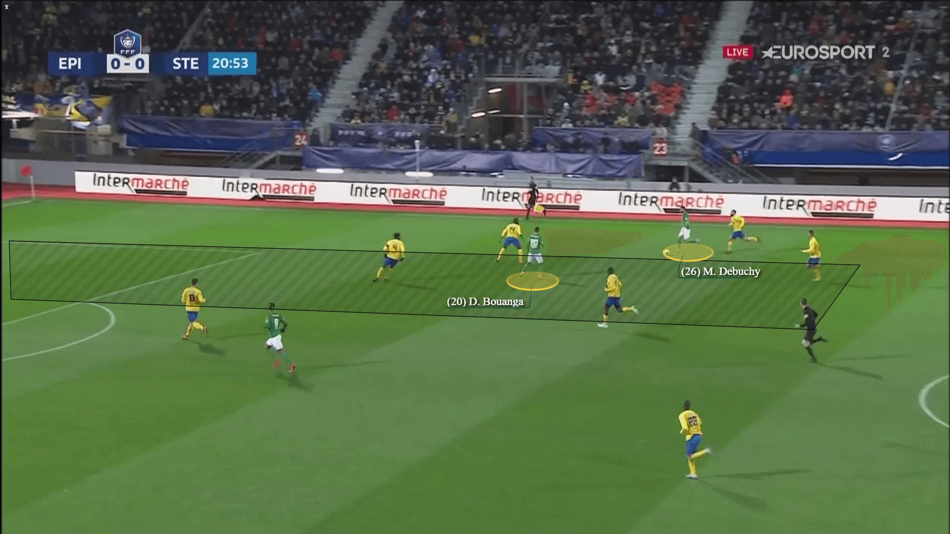 Denis Bouanga: His importance in Saint-Etienne's tactics - scout report tactical analysis tactics