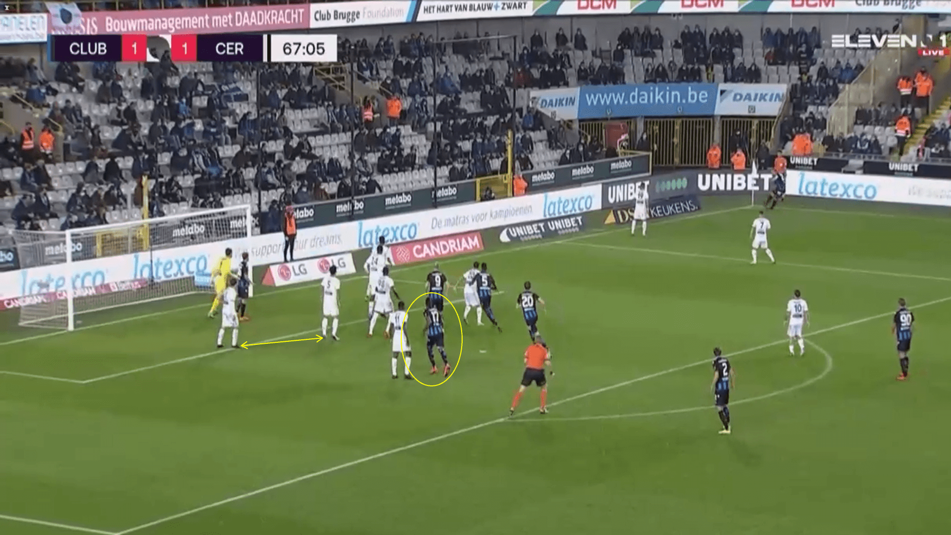 Belgian Pro League 2020/2021- Club Brugge v Cercle Brugge - tactical analysis tactics