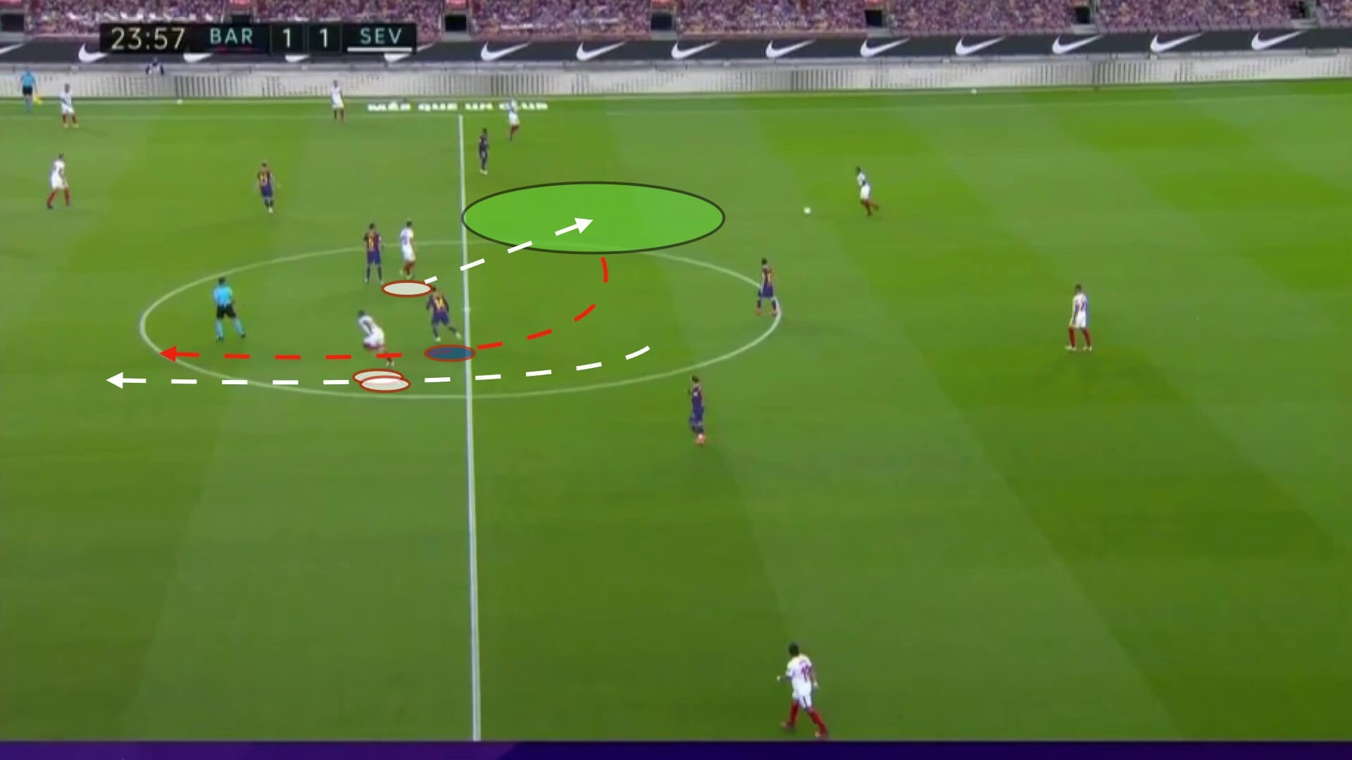 Barcelona vs Sevilla 2020/21 - tactical analysis tactics