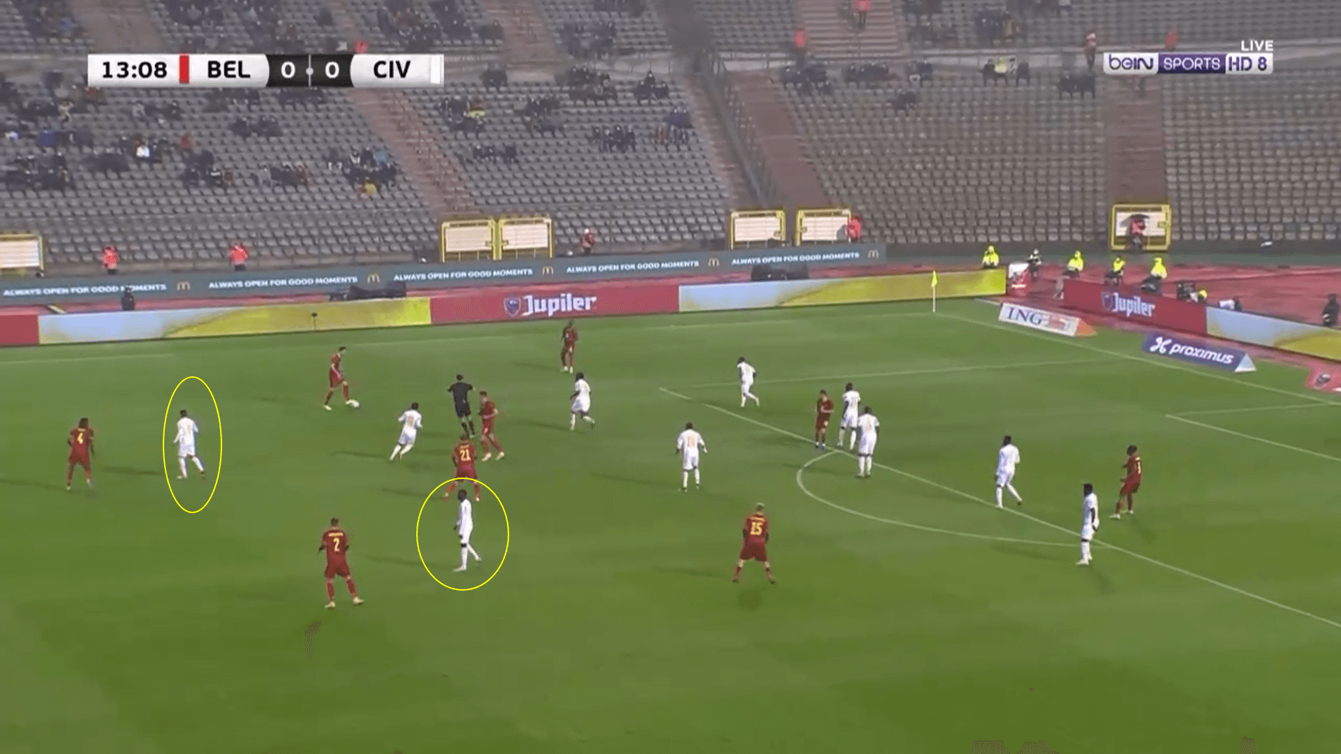 International Friendly - Belgium v Cote d'Ivoire - tactical analysis tactics