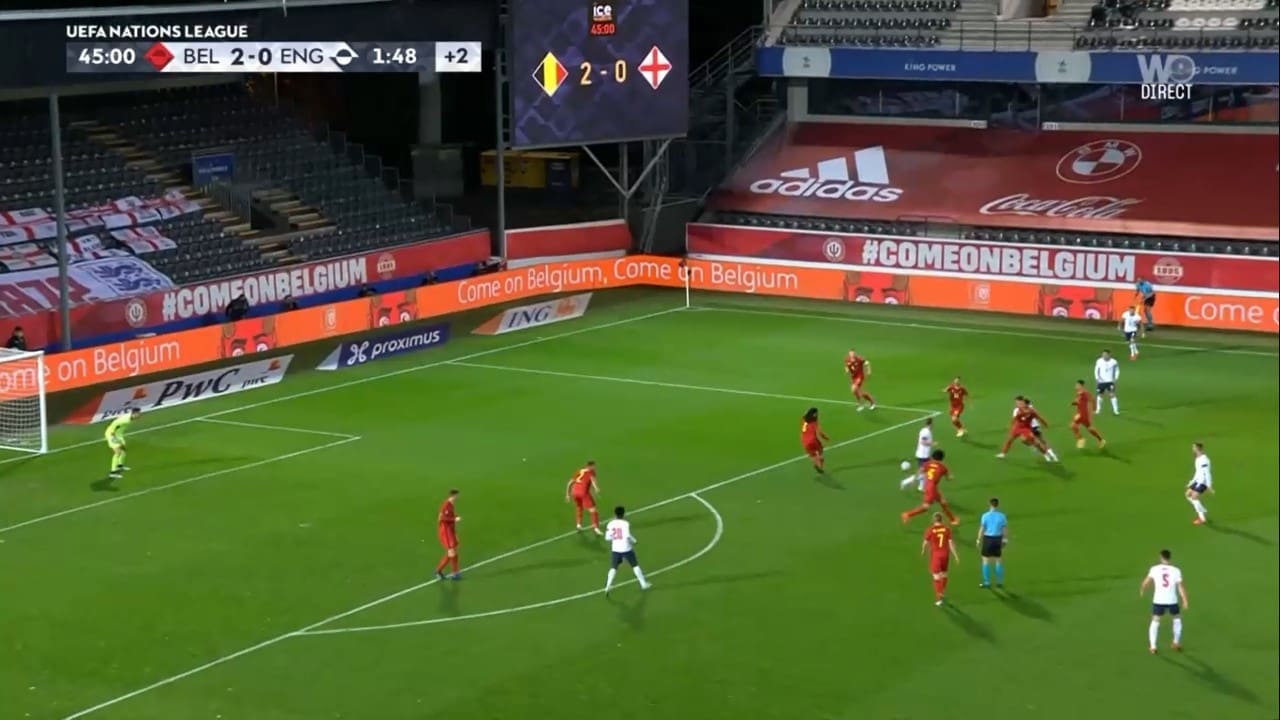 UEFA Nations League 2020: Belgium vs England - tactical analysis - tactics