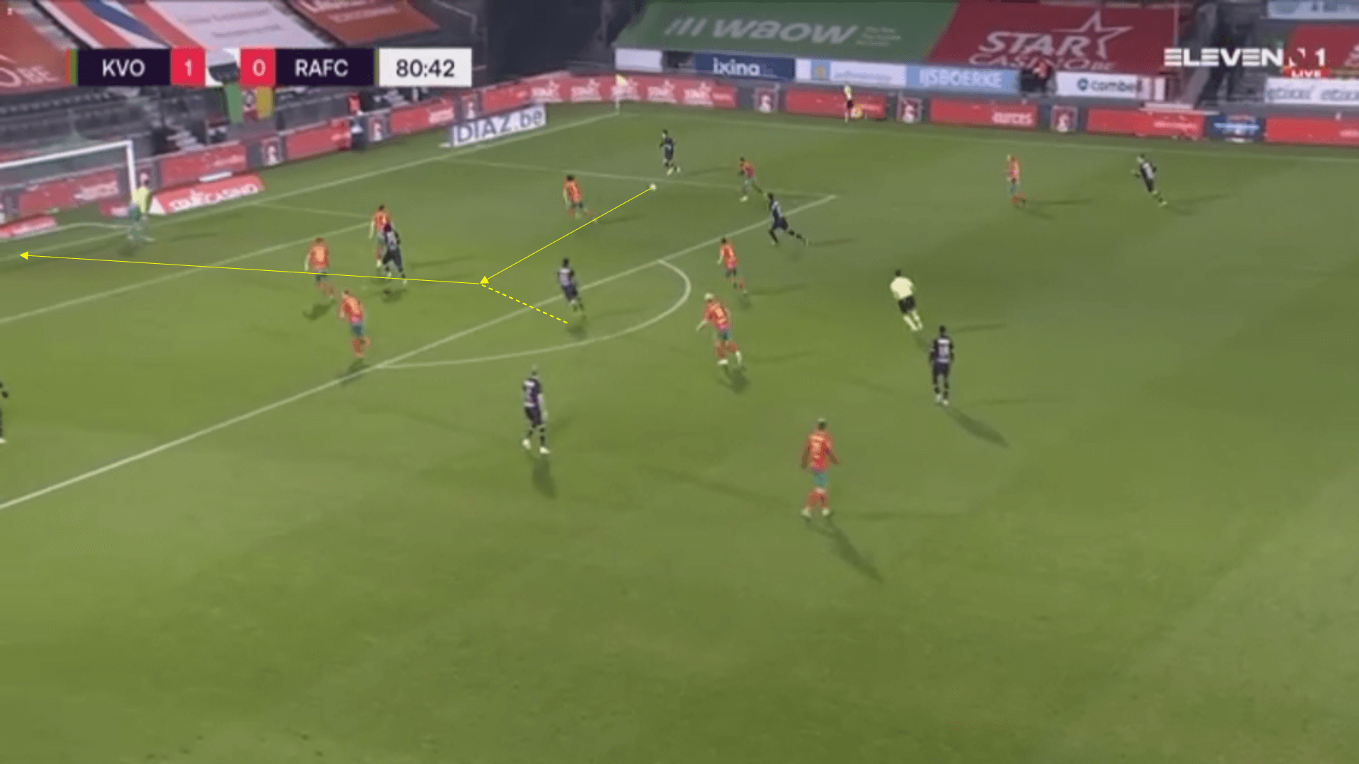 Belgian Pro League 2020/21 - Oostende v Antwerp - tactical analysis tactics