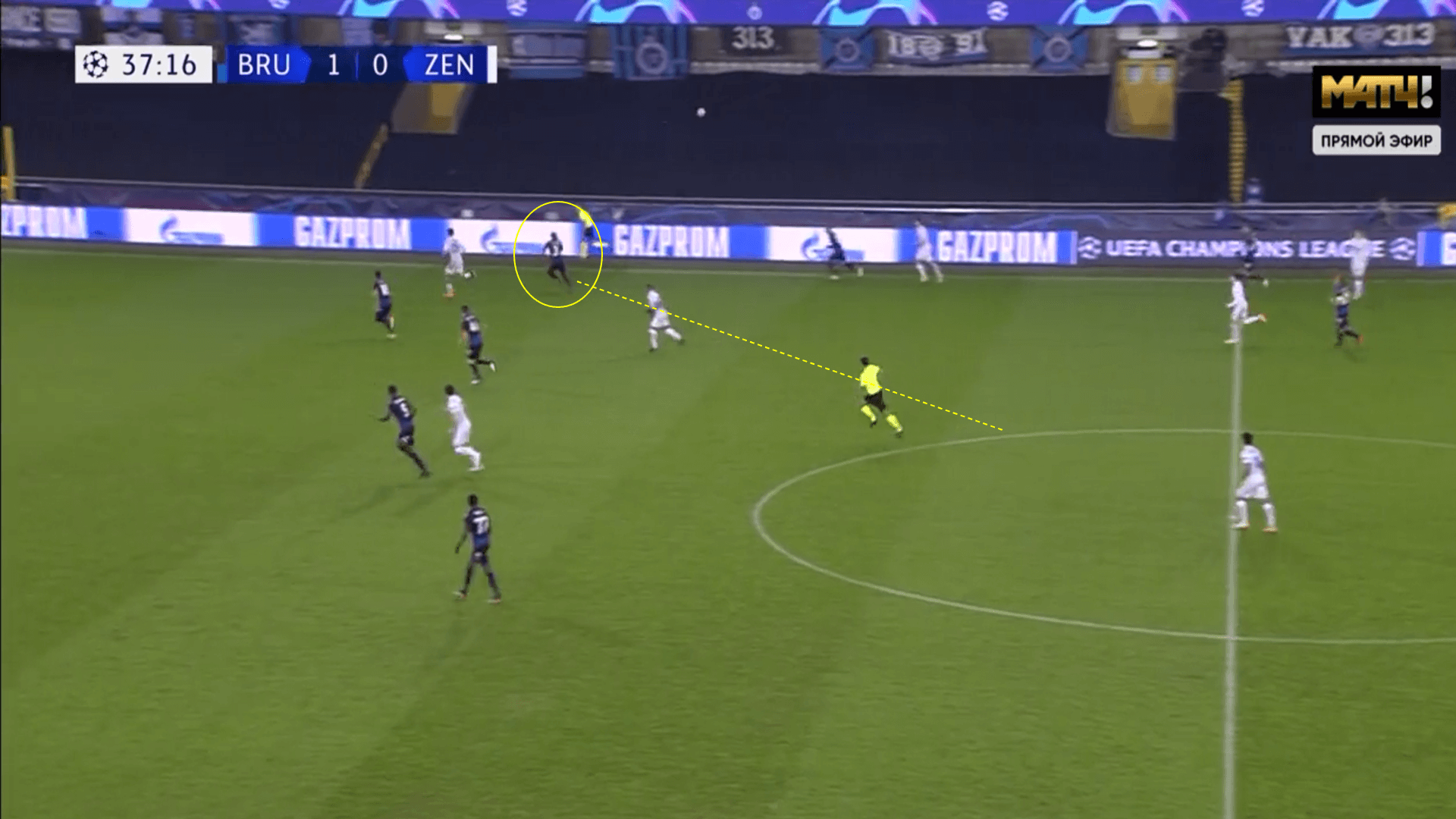 UEFA Champions League 2020/21 - Club Brugge v Zenit St Petersburg - tactical analysis tactics