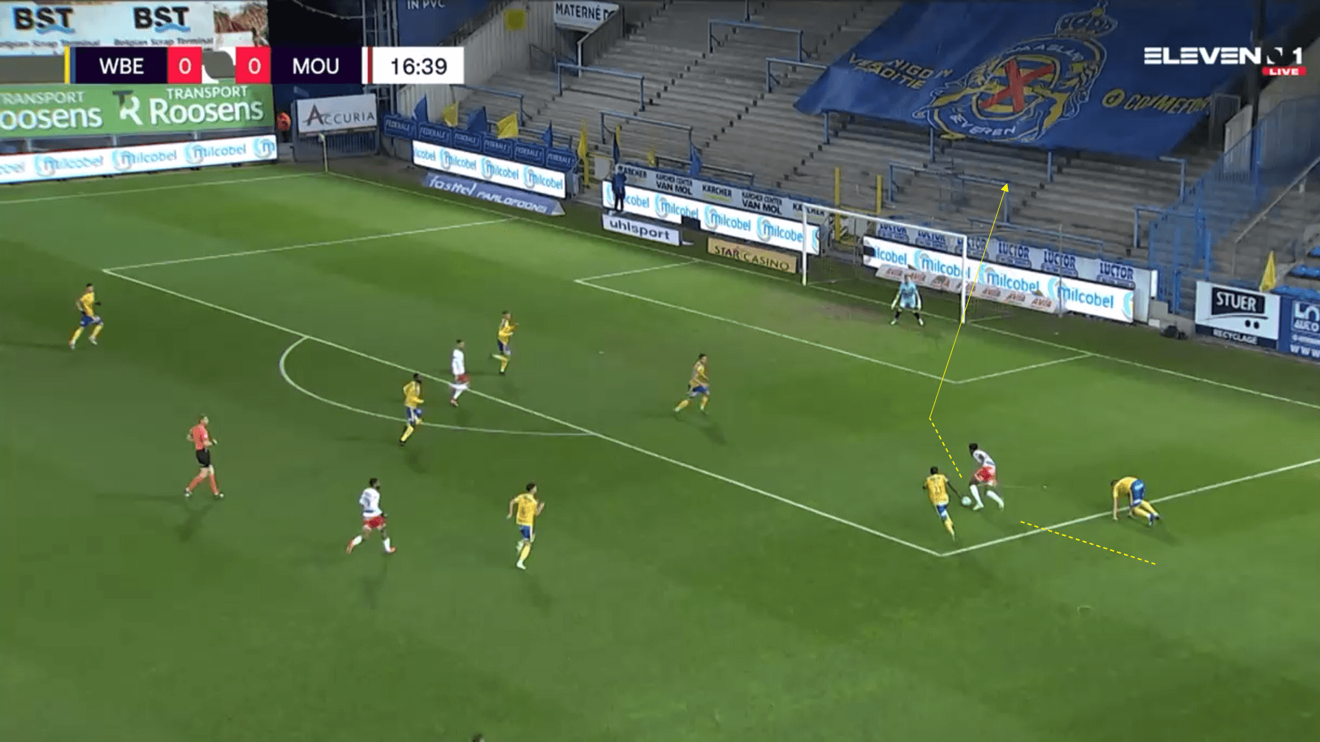 Belgian Pro League 2020/21 - Waasland Beveren v Royal Mouscron - tactical analysis tactics