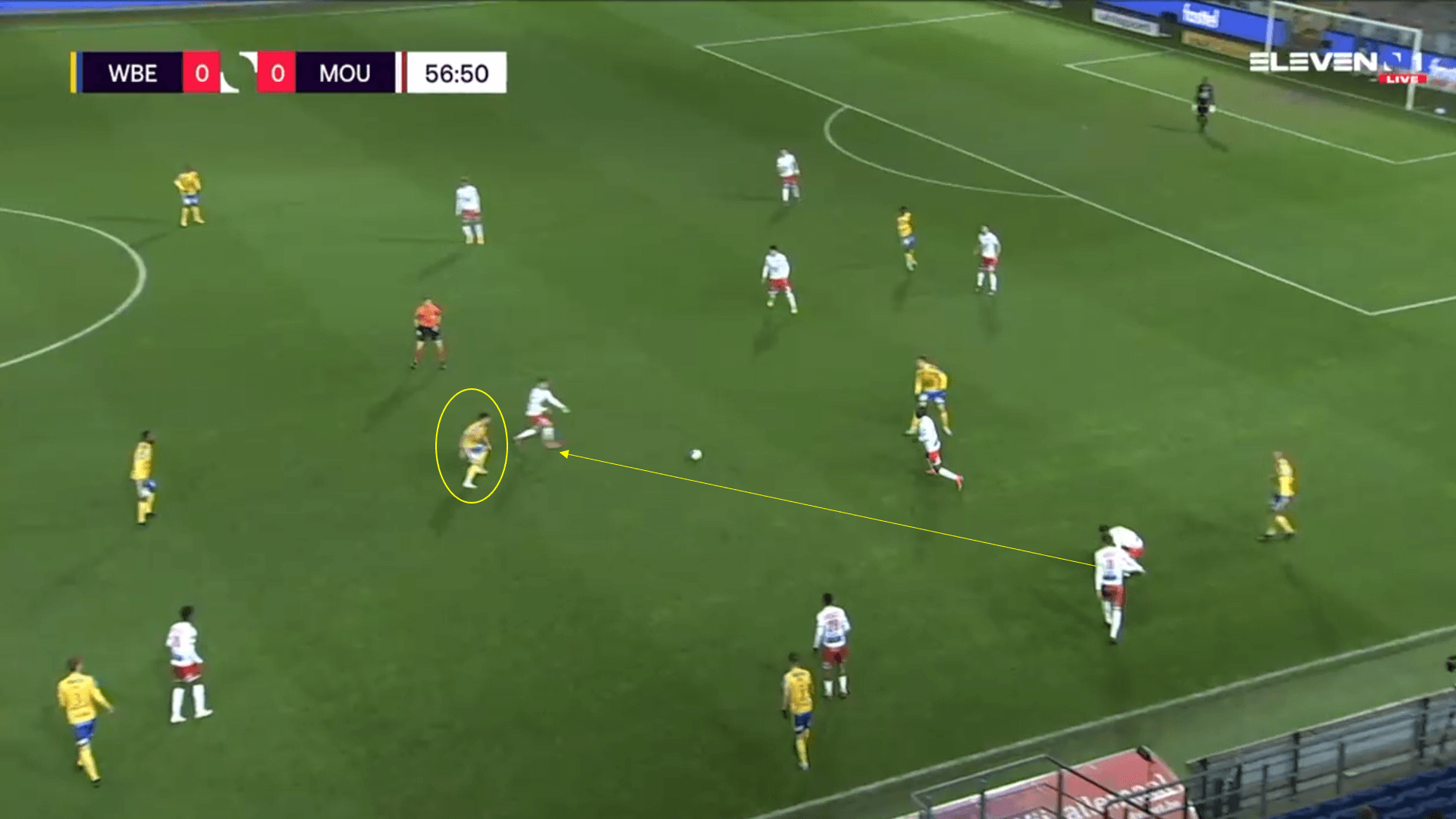 Belgian Pro League 2020/21 - Waasland Beveren v Royal Mouscron - tactical analysis tactics