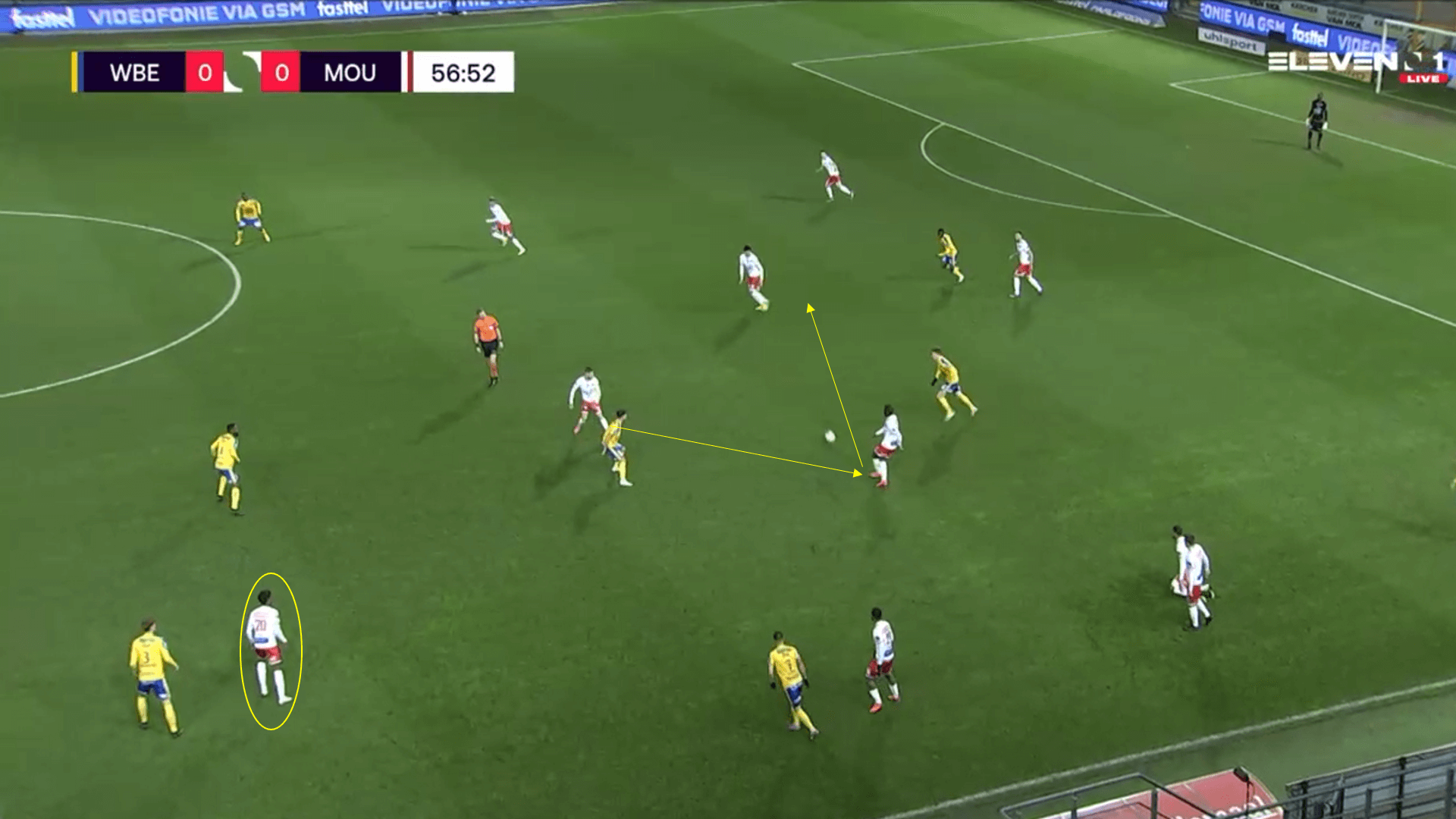 Belgian Pro League 2020/21 - Waasland Beveren v Royal Mouscron - tactical analysis tactics